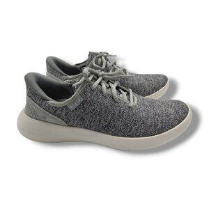 Kizik Madrid Eco Knit Sneakers Womens 7.5 Hands Free Slip On Grey